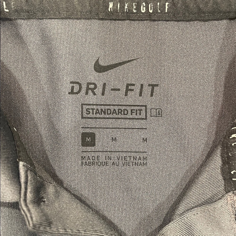 Nike Dark Gray Men's Polo Shirt with Embroidered Logo - Picture 2 of 2